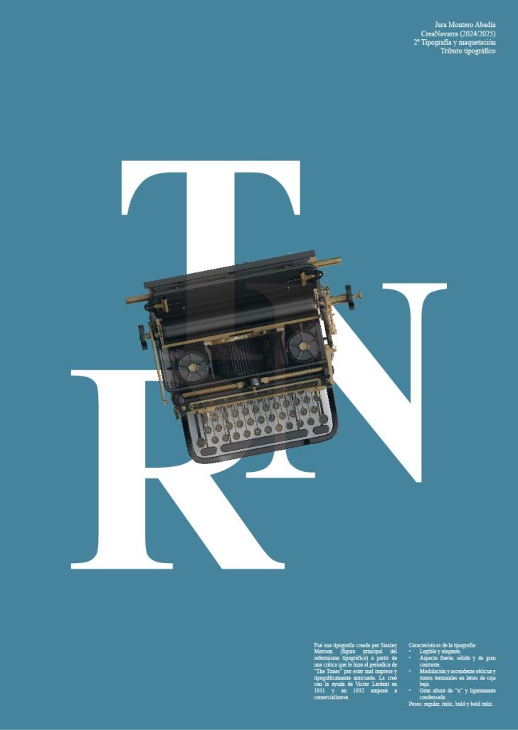 cartel tributo tipográfico