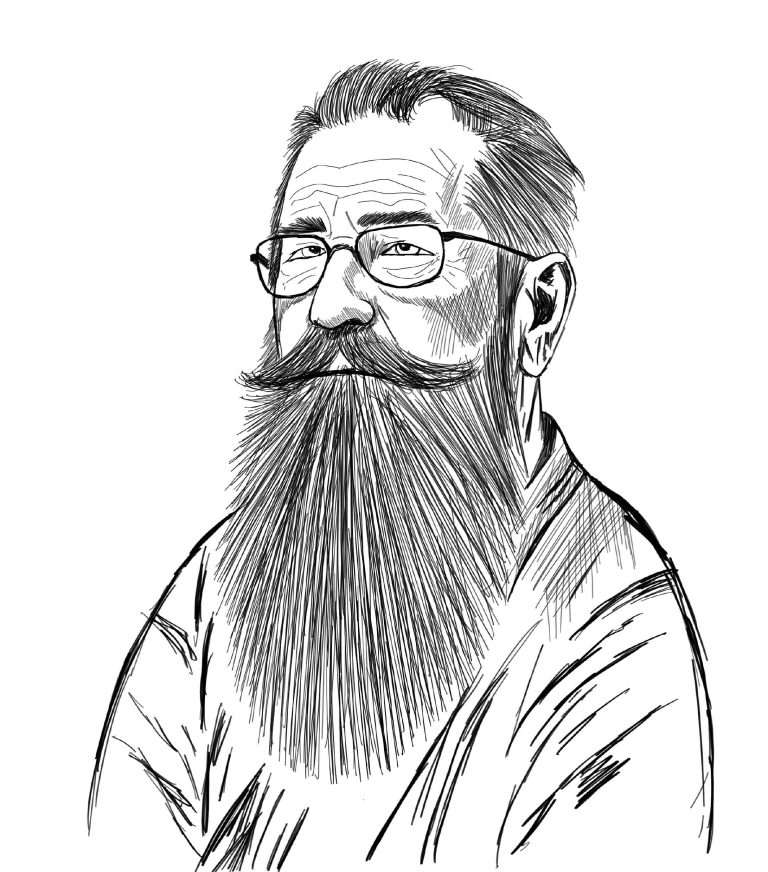 ilustración barbas